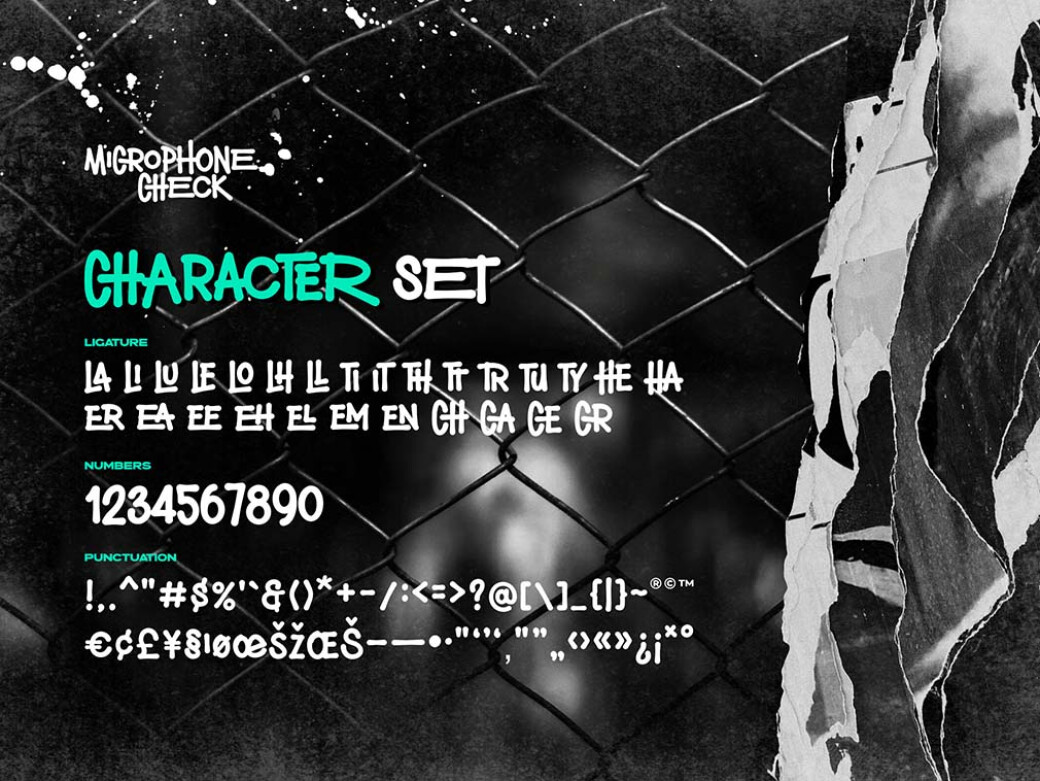 Microphone Check: Marker Font