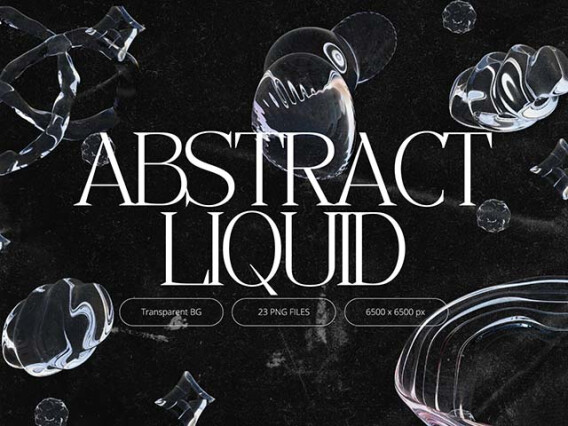 Abstract Liquid Shapes