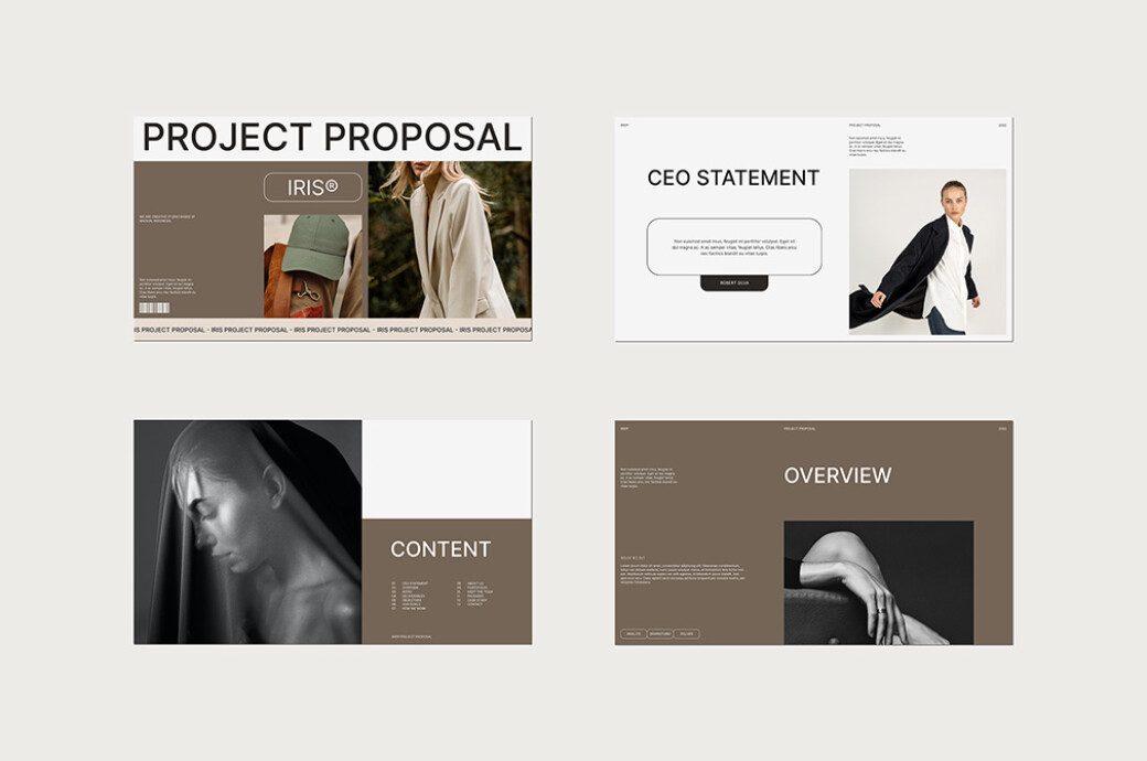 Iris Project Proposal — PowerPoint Template