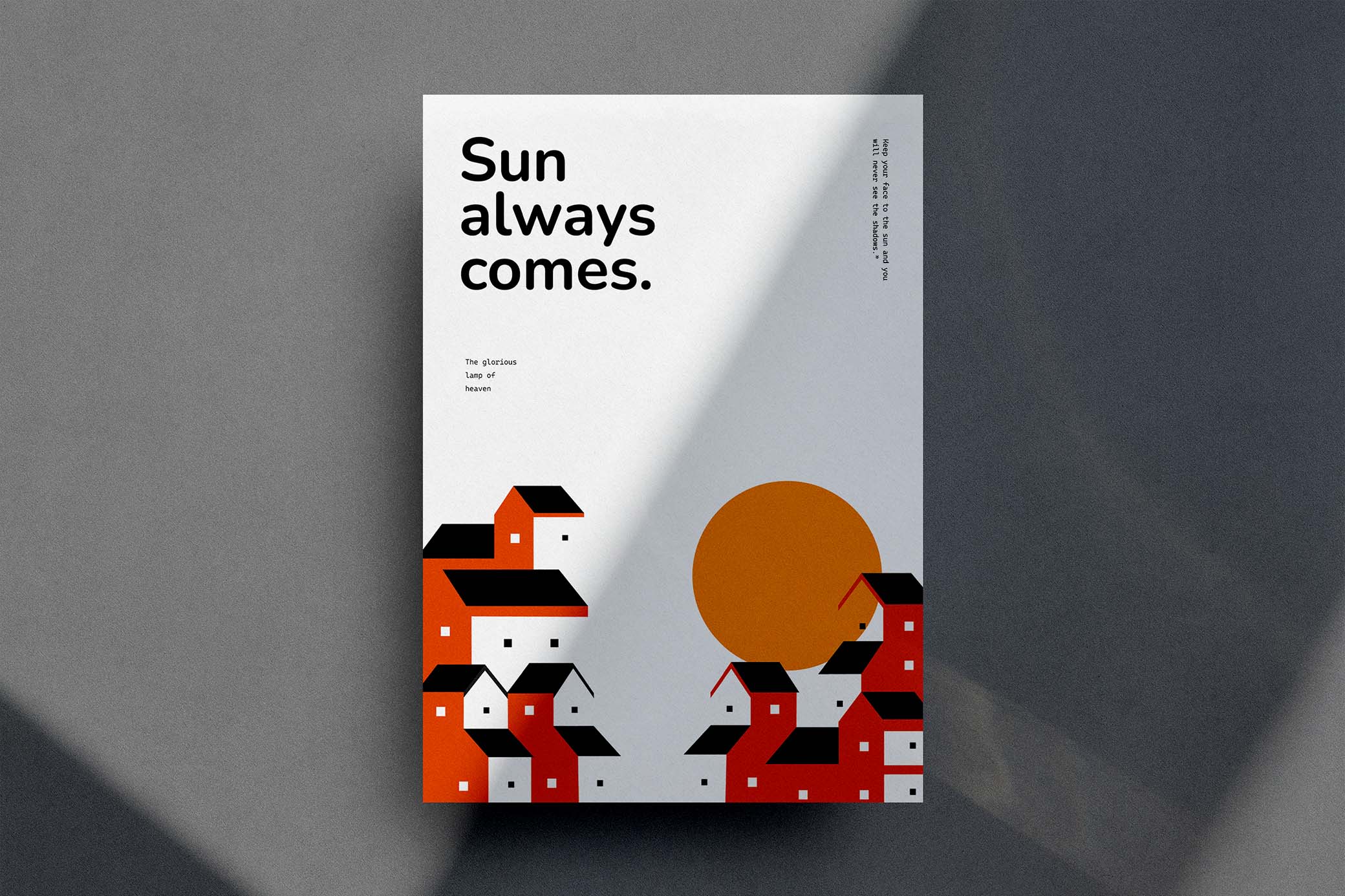 60s Minimalist Flyer / Poster Template