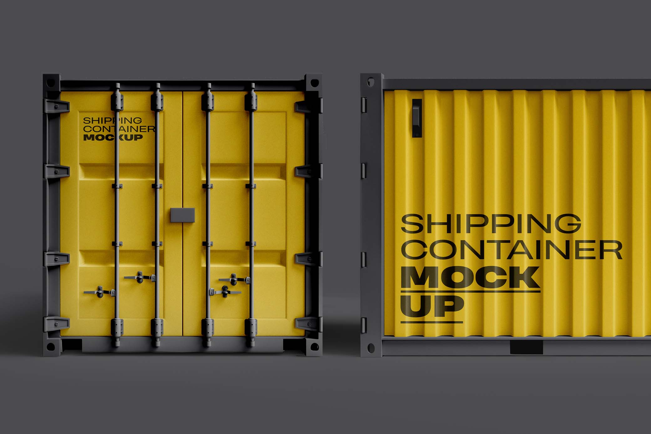 Shipping Container Mockup Vol. 1