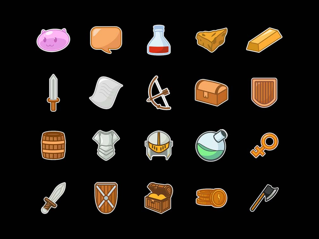 Retro Game Sticker Pack