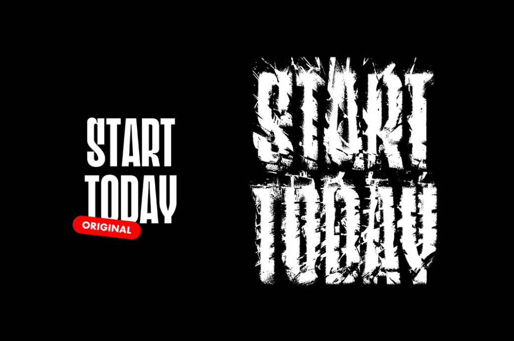 Fractured Distortion Text Effect