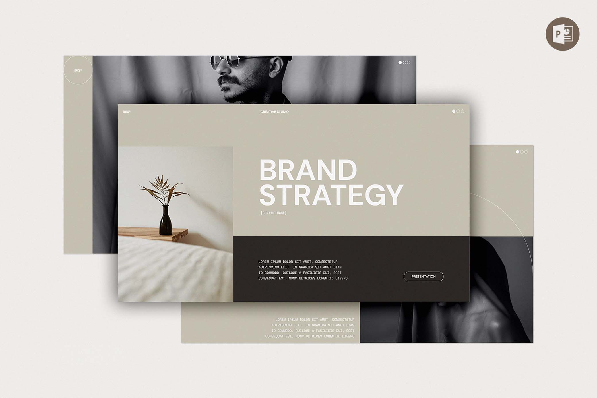 Iris Brand Strategy — PowerPoint Template