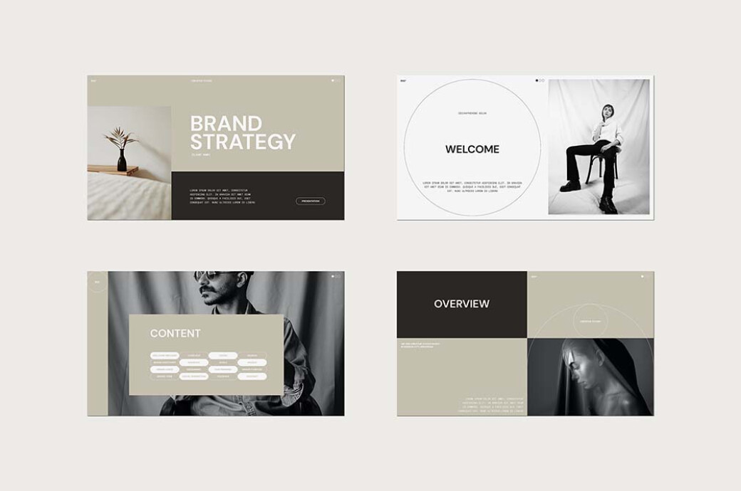 Iris Brand Strategy — PowerPoint Template