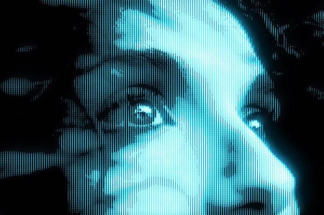 Retro-Futuristic Photo Effect