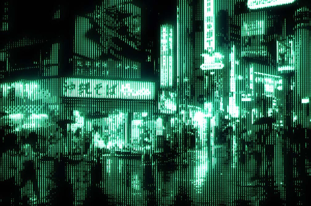 Retro-Futuristic Photo Effect