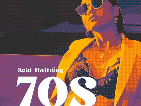 70s Acid Halftone Photo Effect