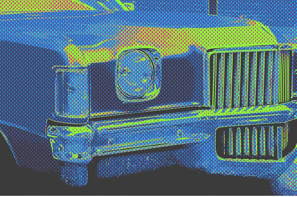 70s Acid Halftone Photo Effect