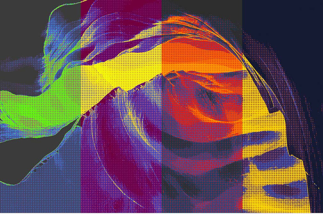 70s Acid Halftone Photo Effect