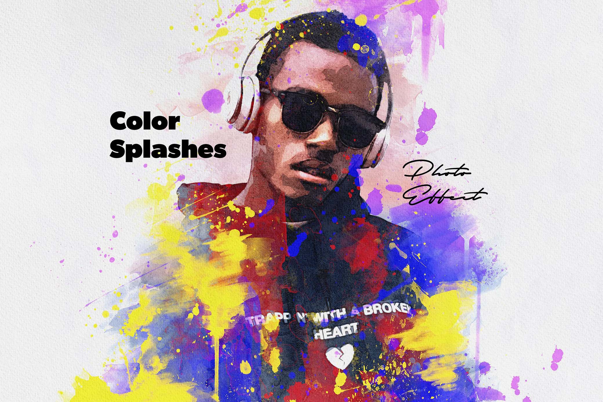 Color Splashes Photo Effect