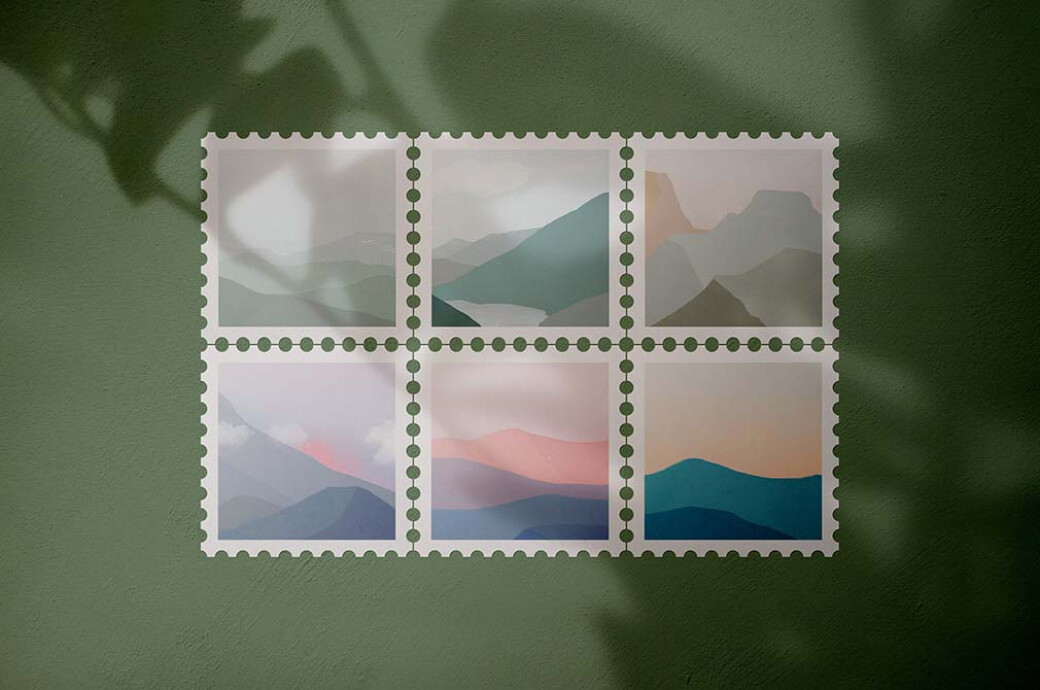 Botanical Shadow Photo Overlays