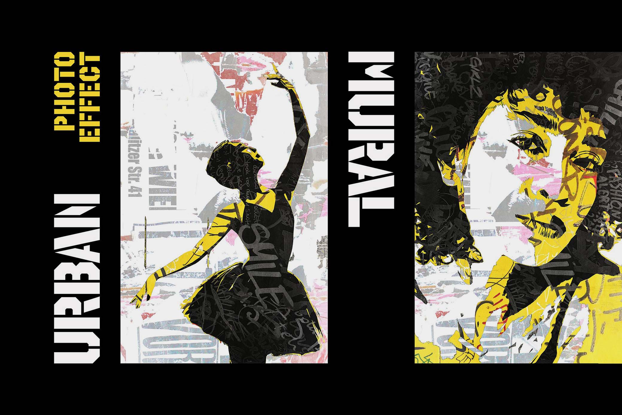 Urban Mural Poster Effect