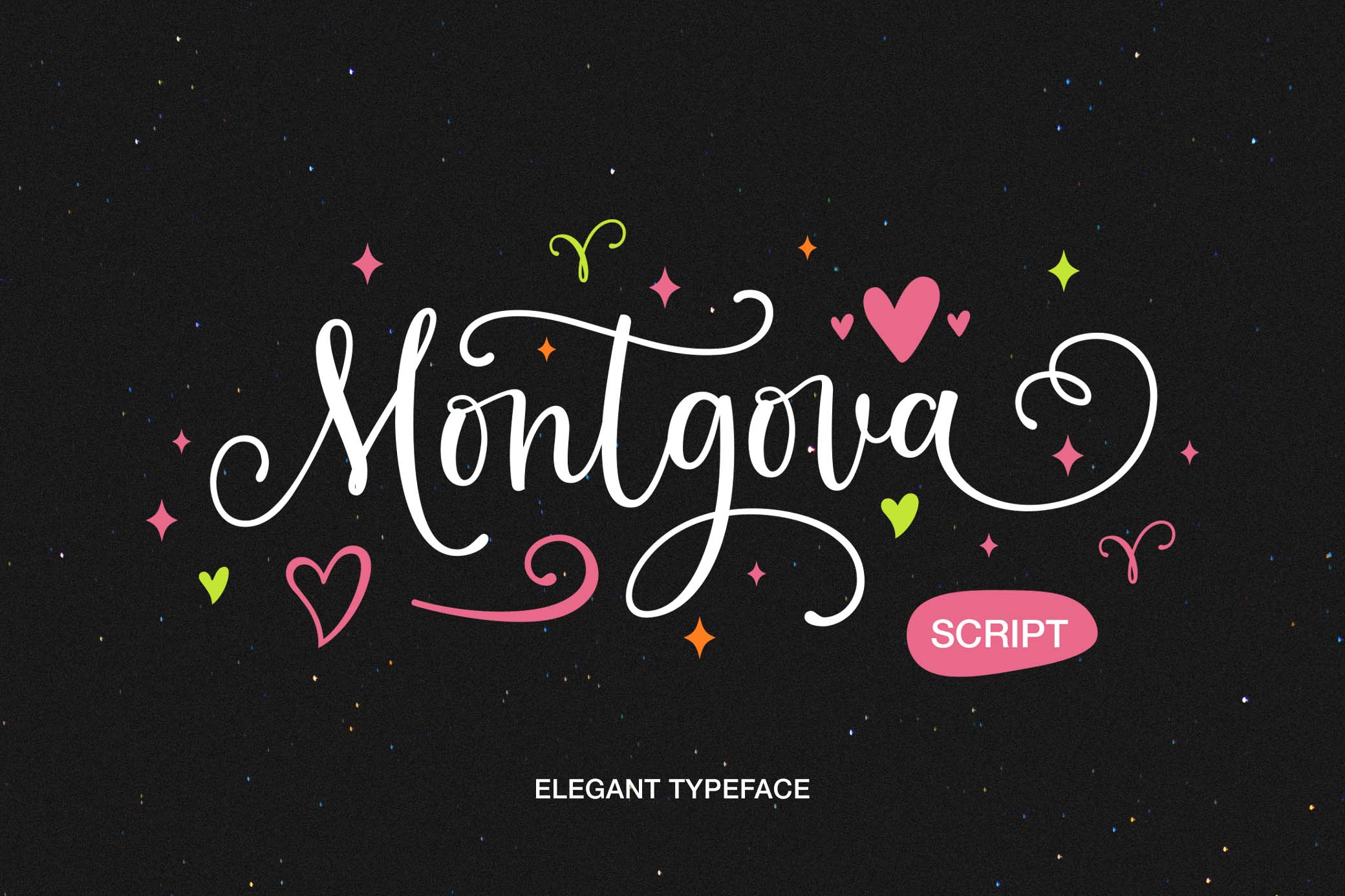 Montgova Script Font