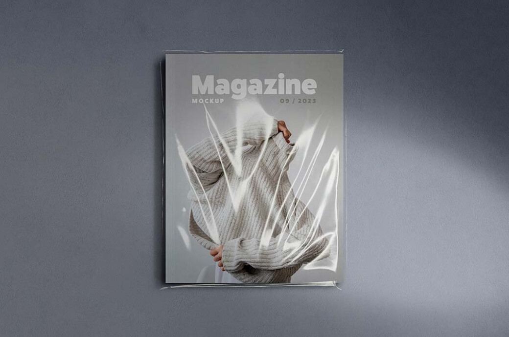 Magazine Mockup US Paper Size