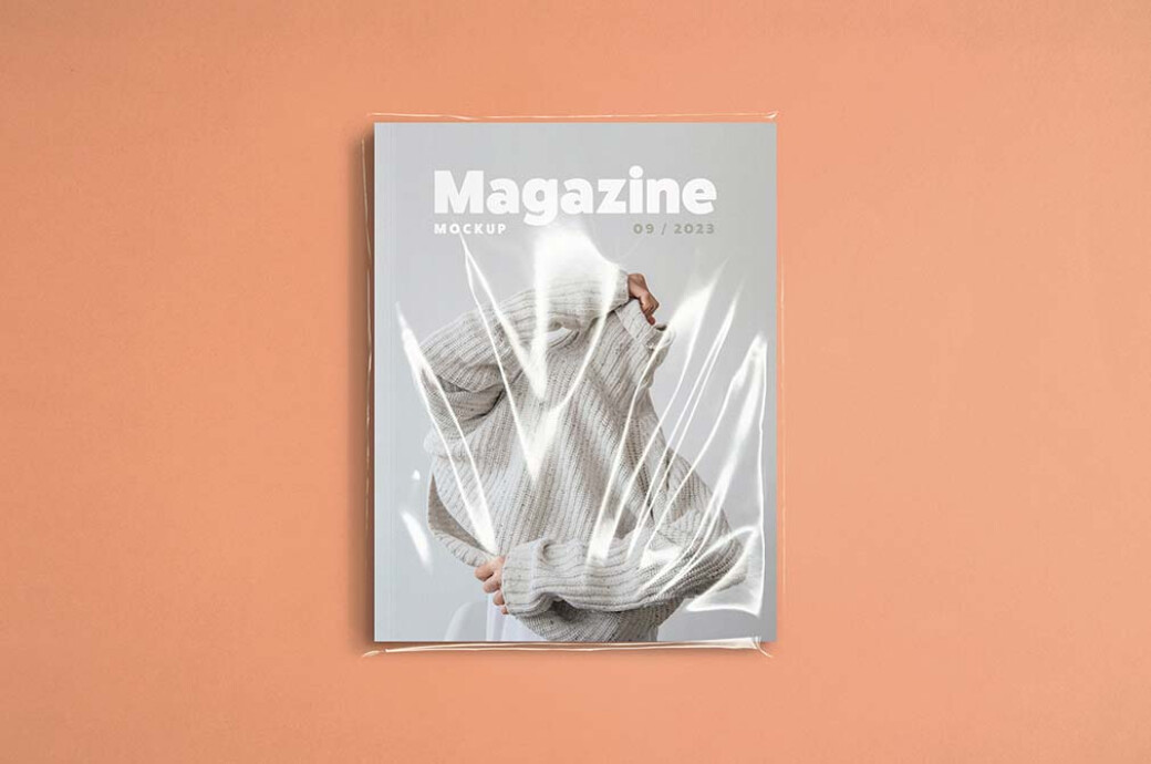 Magazine Mockup US Paper Size