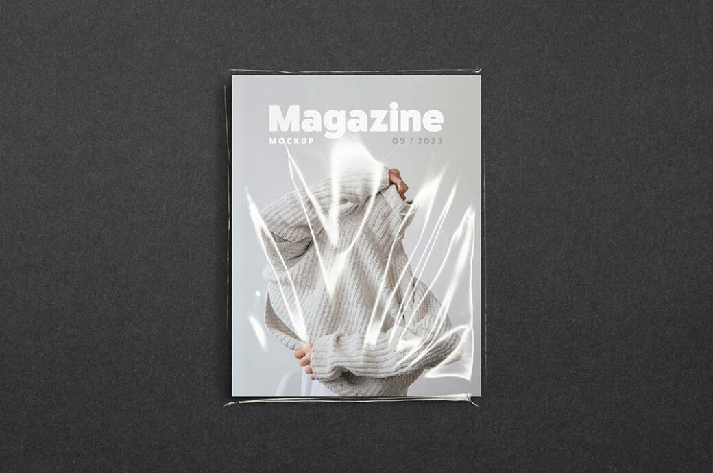 Magazine Mockup US Paper Size