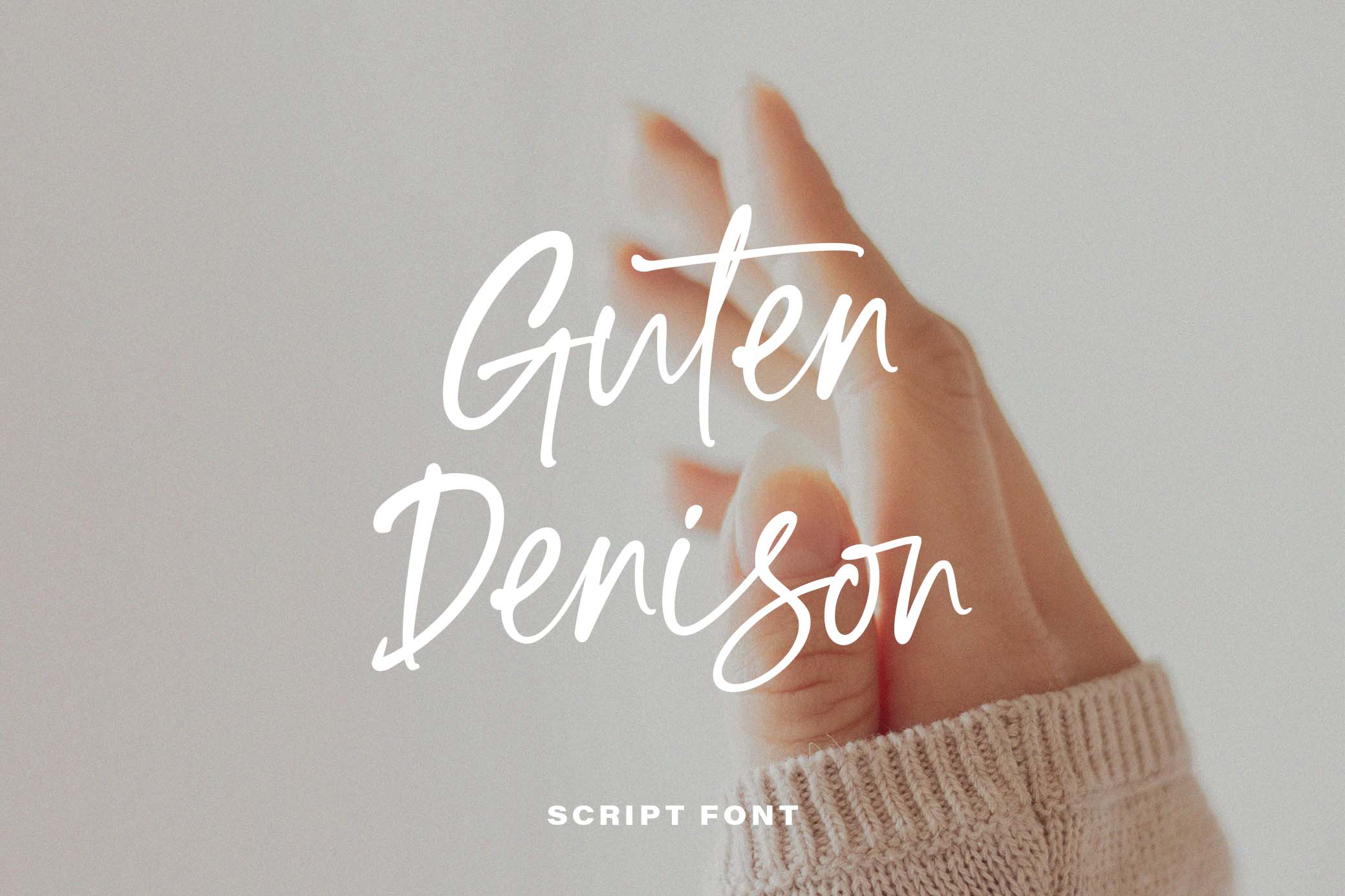 Guten Denison Script Font