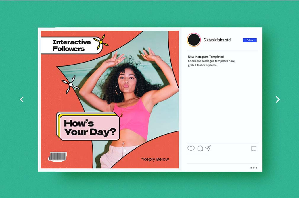 90s Pop Era Instagram Templates