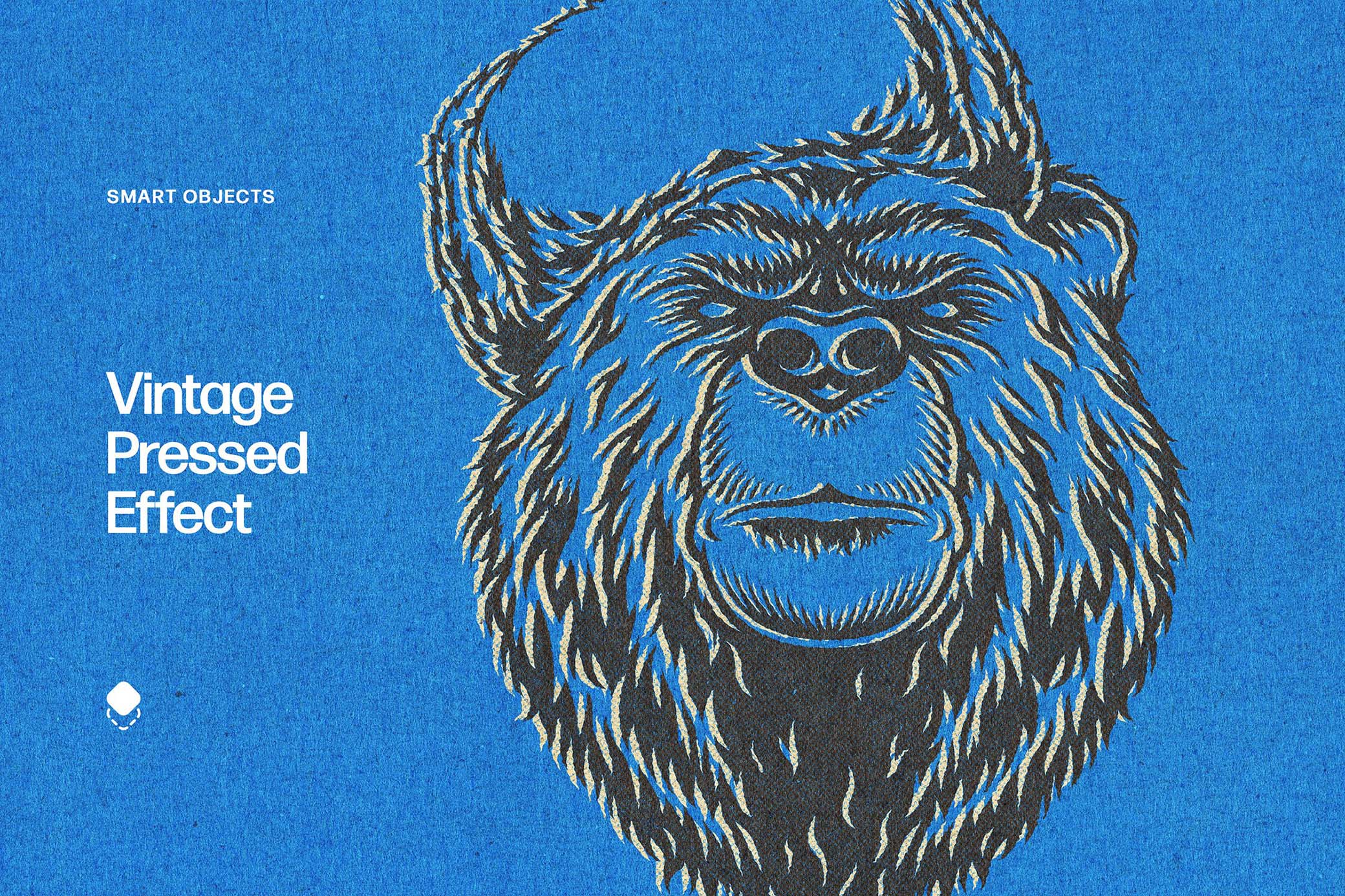 Vintage Pressed Cardboard Effect