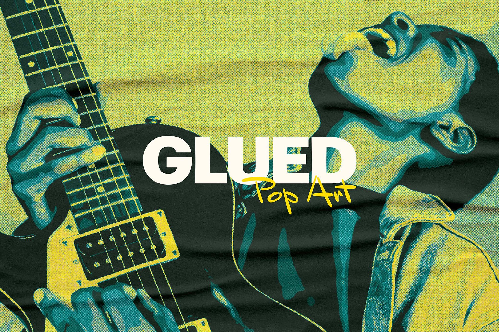 Glued Pop Art Photo Effect