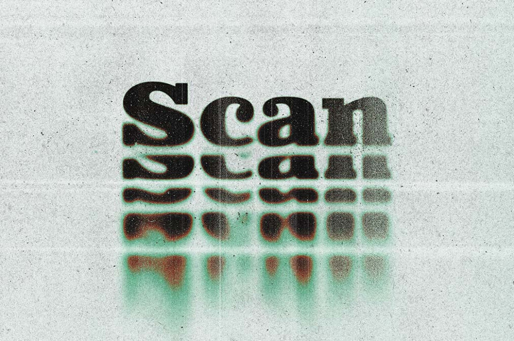 Messy Print Text & Logo Effect