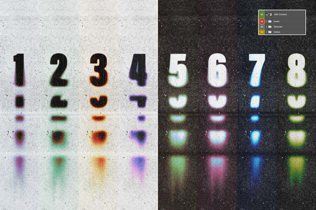 Messy Print Text & Logo Effect