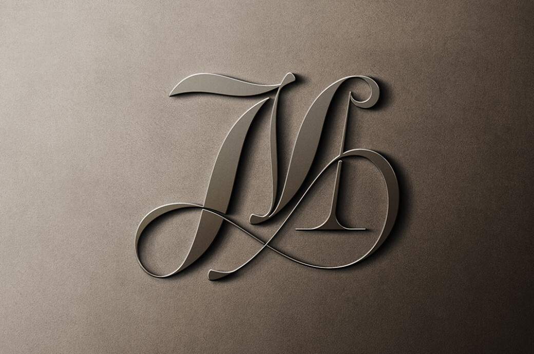 Brown Metal Sign Mockup