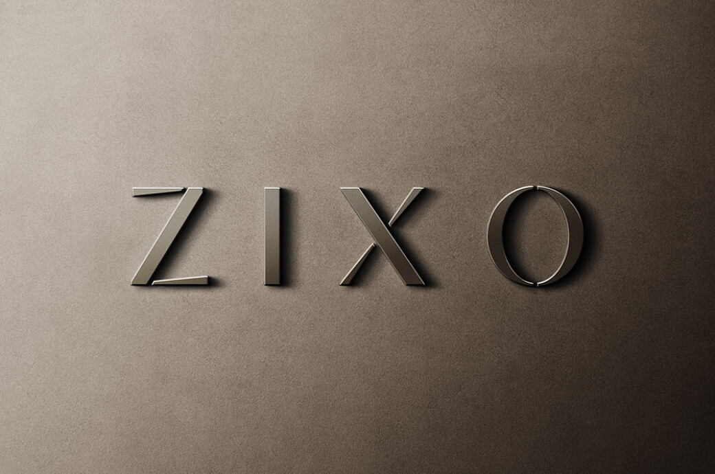 Brown Metal Sign Mockup