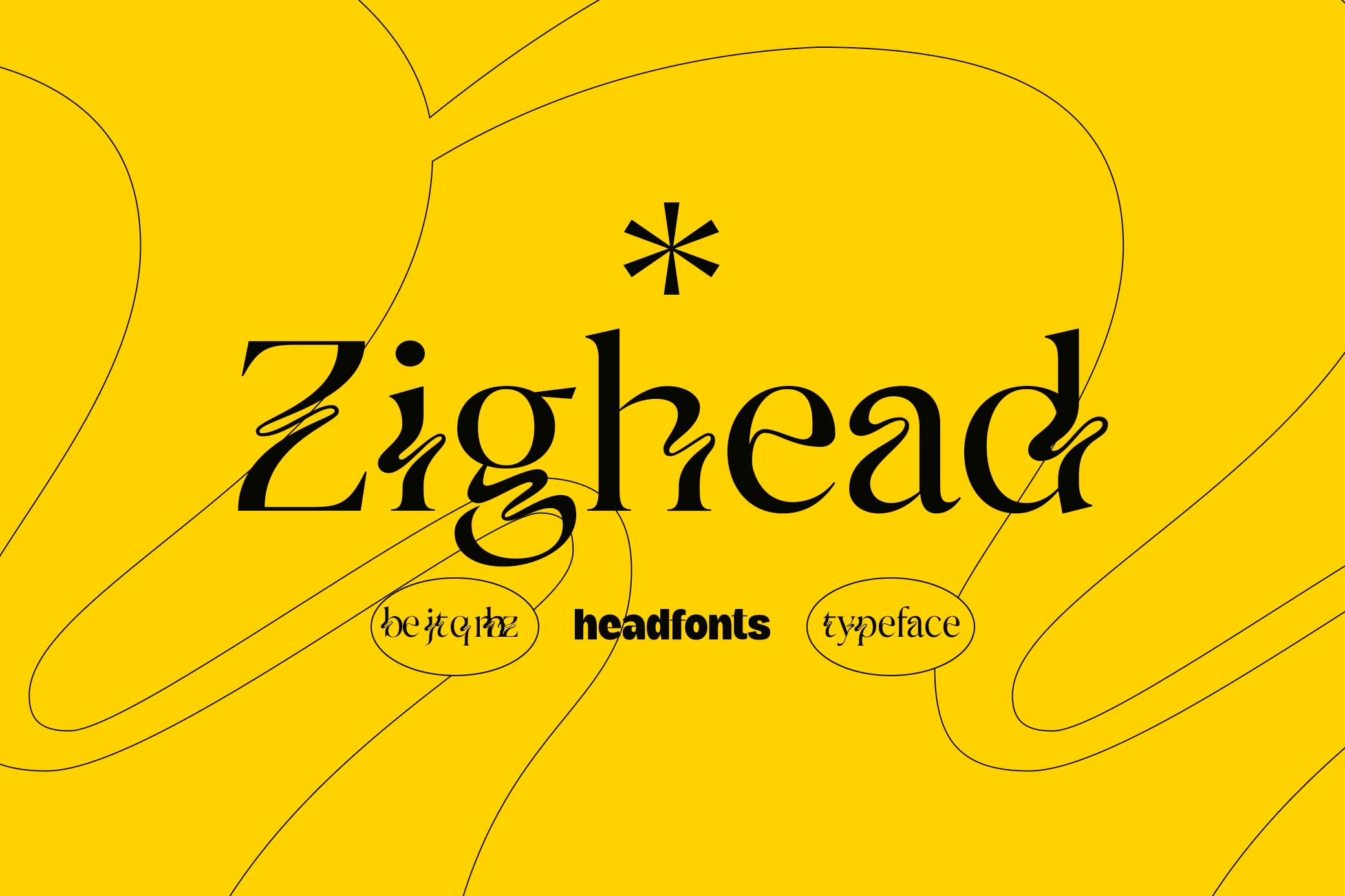 Zighead Display Font