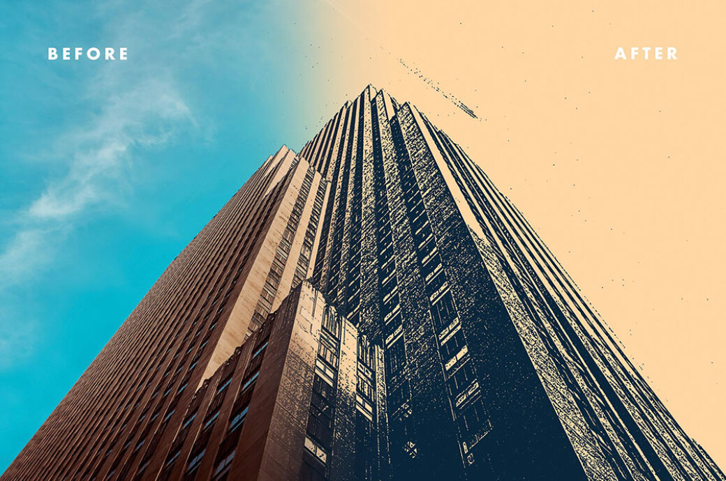 Bitmap Screen Photo Effect