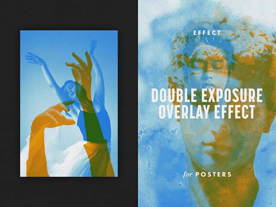 Double Exposure Poster Effect
