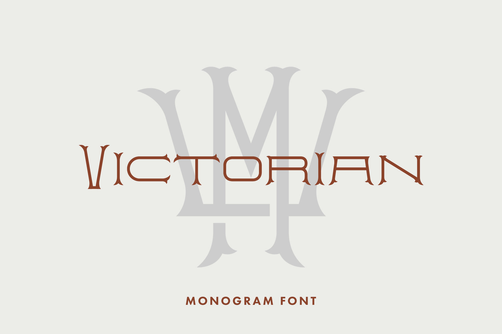 Victorian Monogram Font