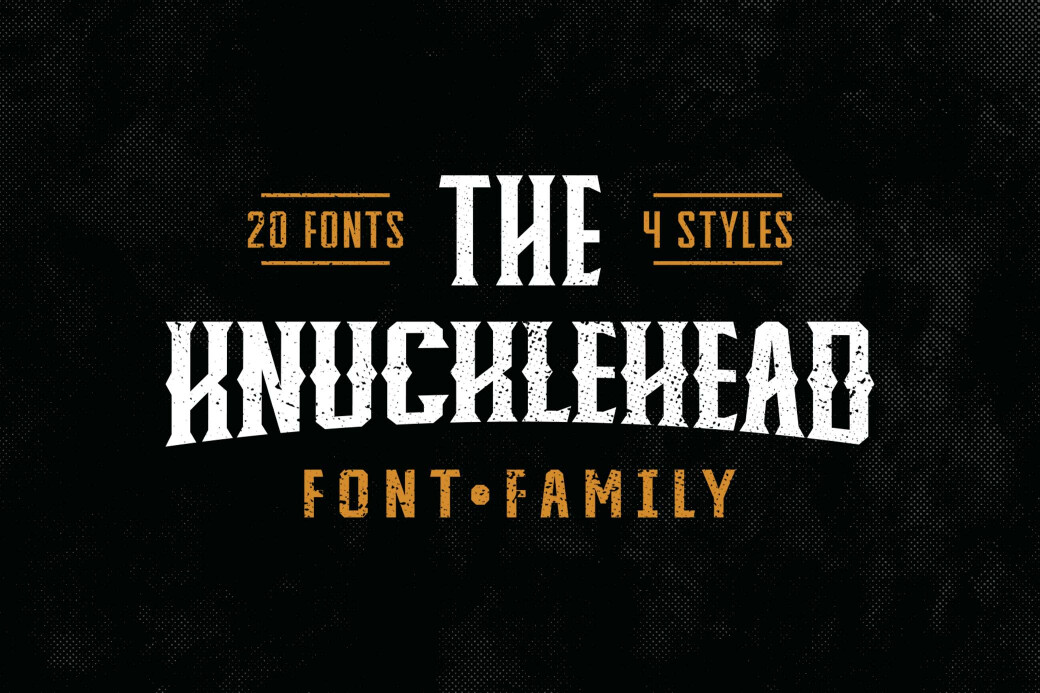 Knucklehead Font Family