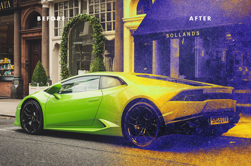 Grainy Fabric Photo Effect