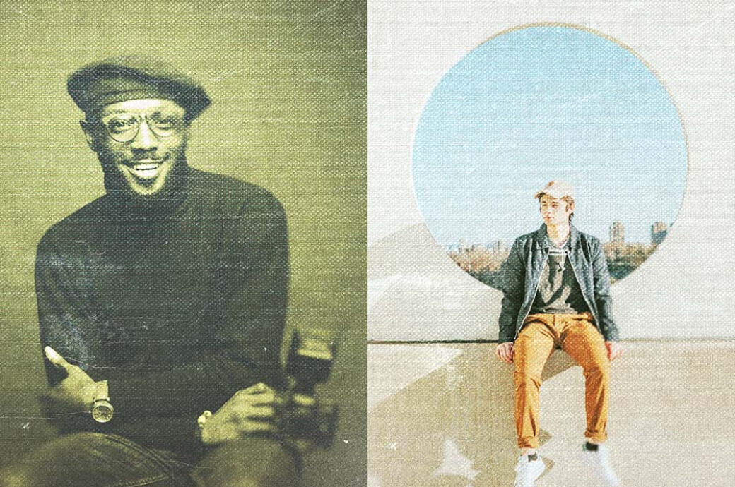 Damaged Photo Poster Effect