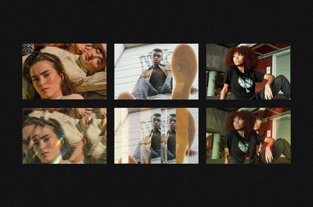 Distorted Sunlit Mirror Effect