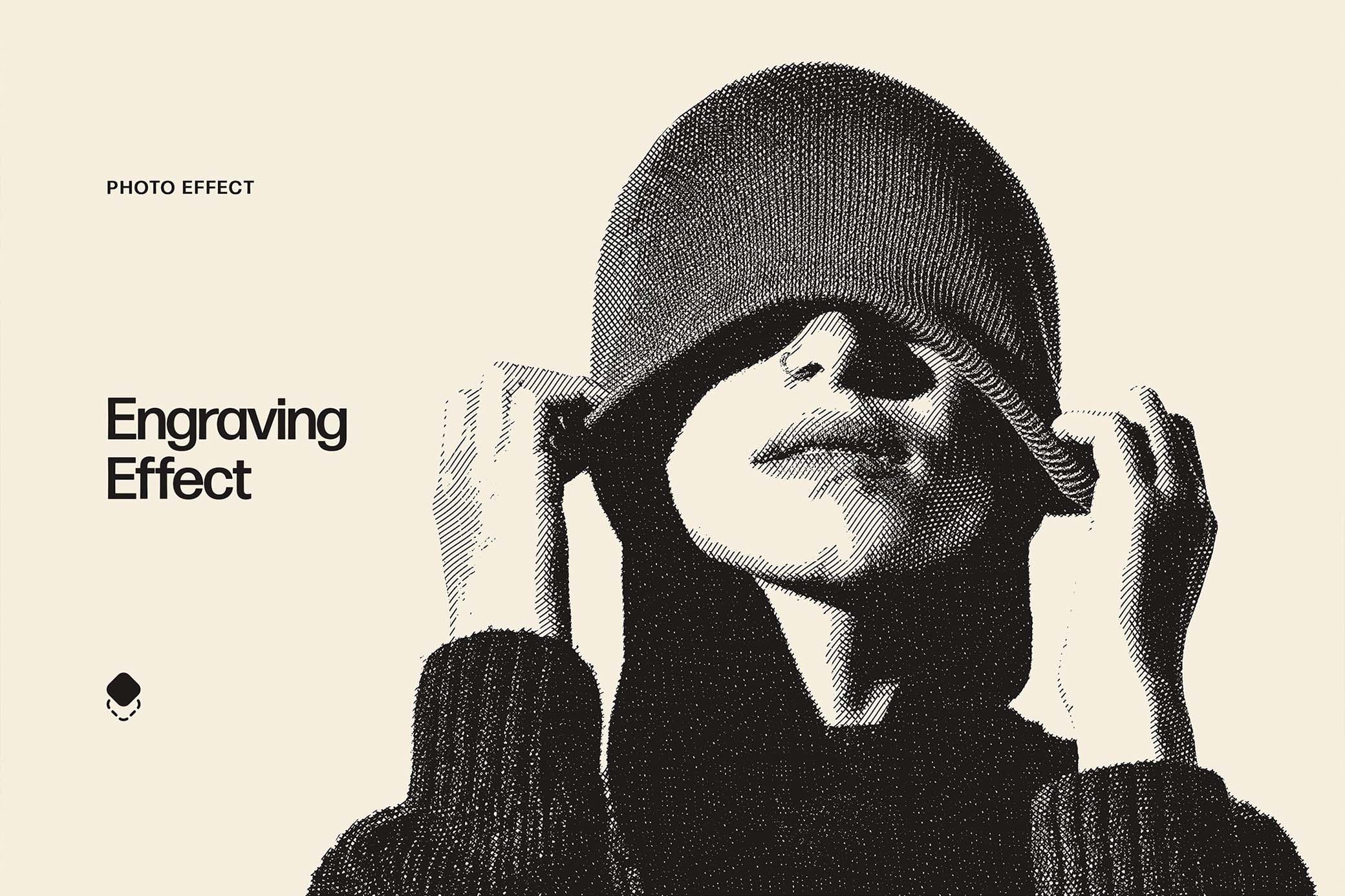 Engraving Photoshop Effect