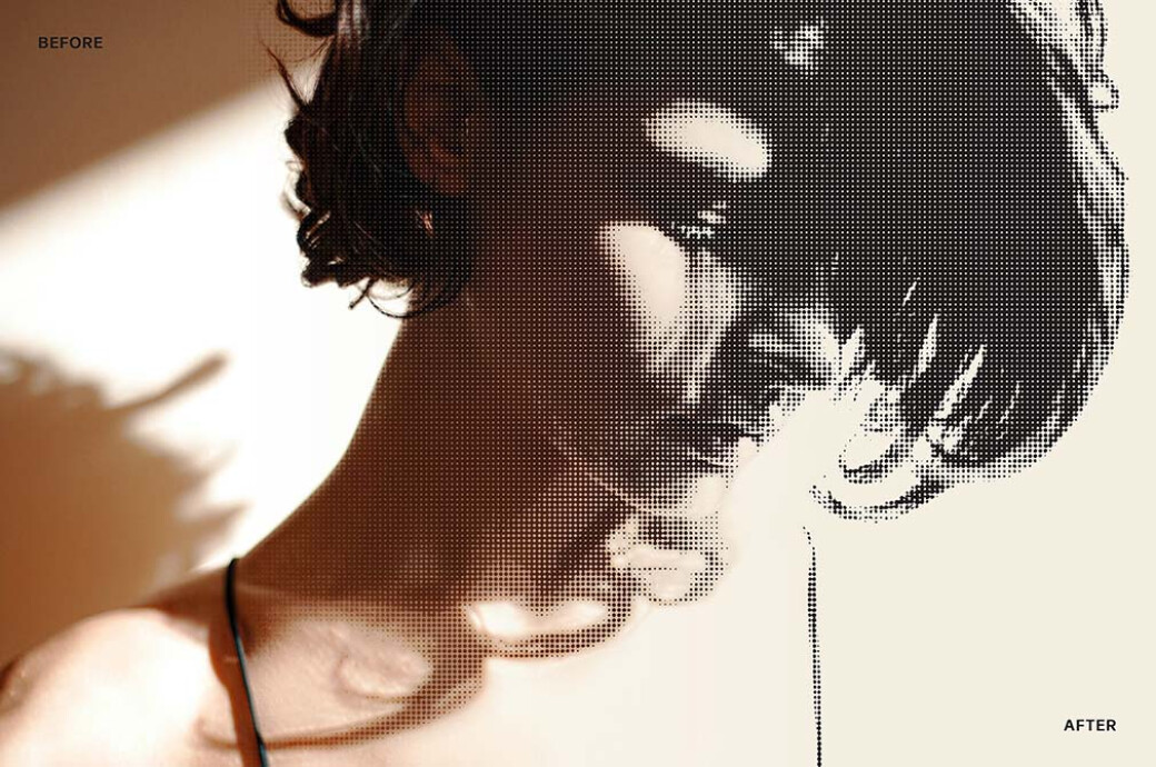 Halftone Dots Effect