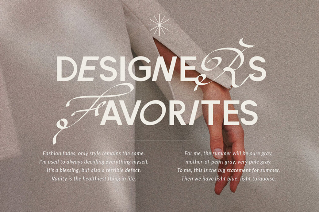 French Lovers: Sans & Script Duo