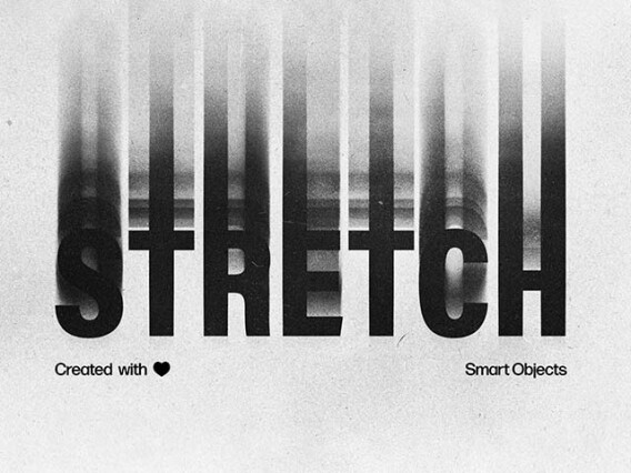 Xerox Stretch Text Effect