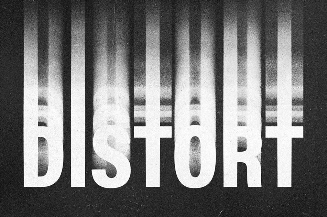 Xerox Stretch Text Effect