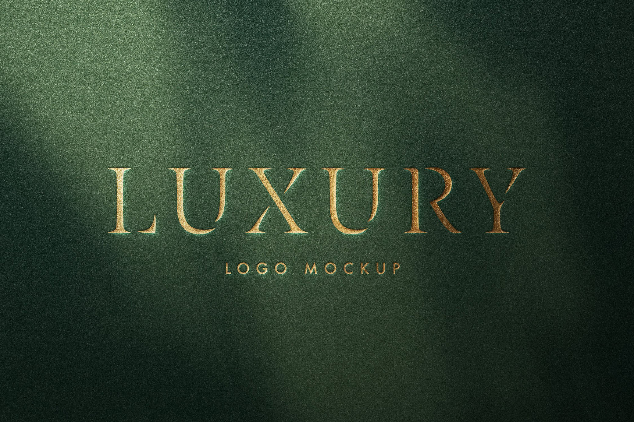 Luxury Debossed Logo Mockup