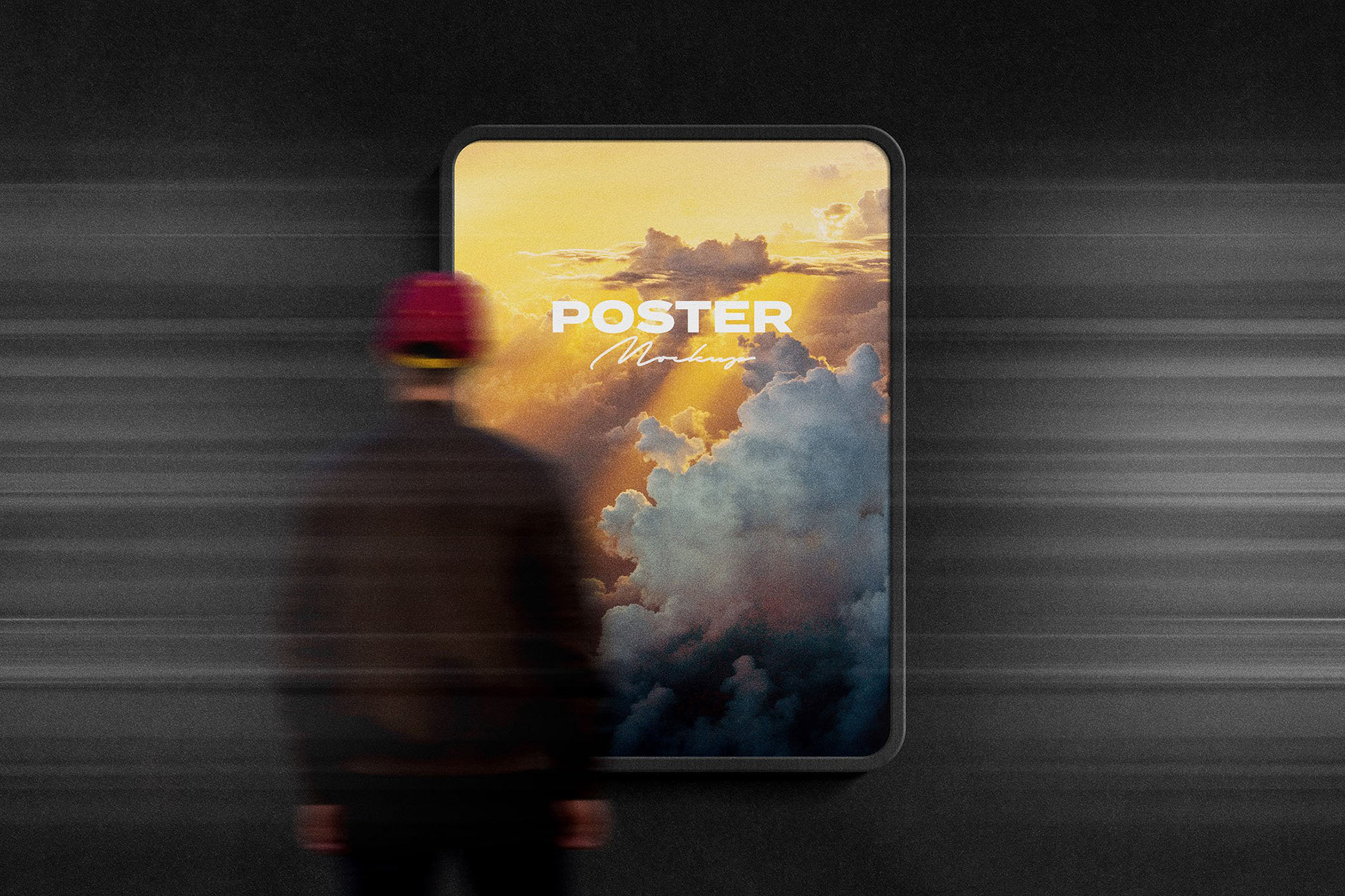 Metro Station Poster Mockup