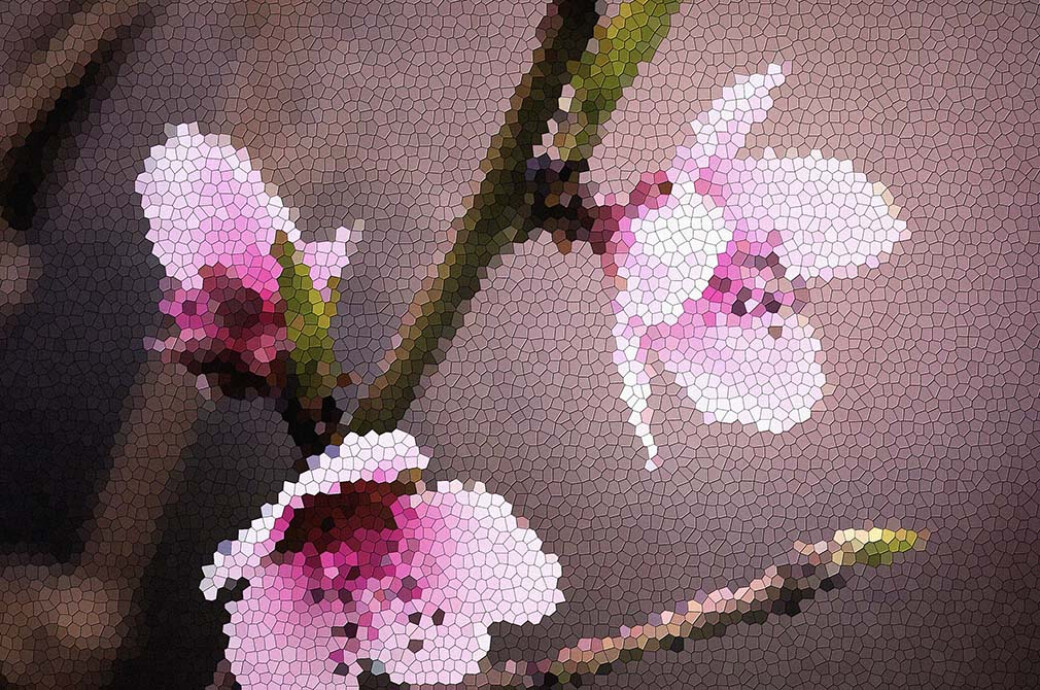 Wall Mosaic Photo Effect