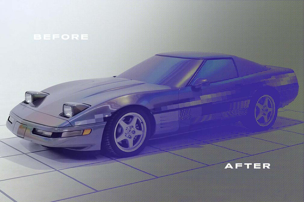 Acid Halftone Photo Effect