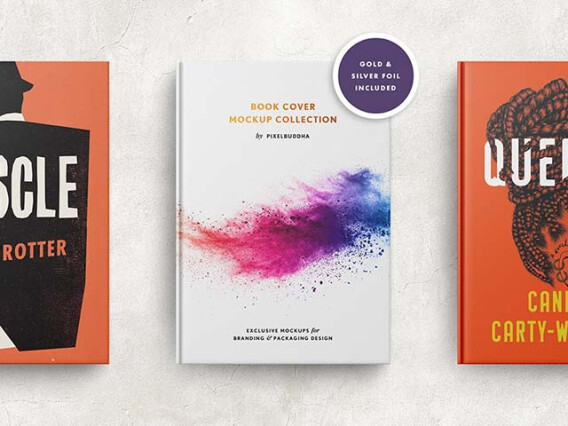 Hardcover Book Mockup Vol. 3