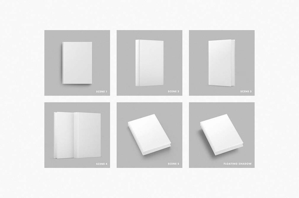 Hardcover Book Mockup Vol. 3