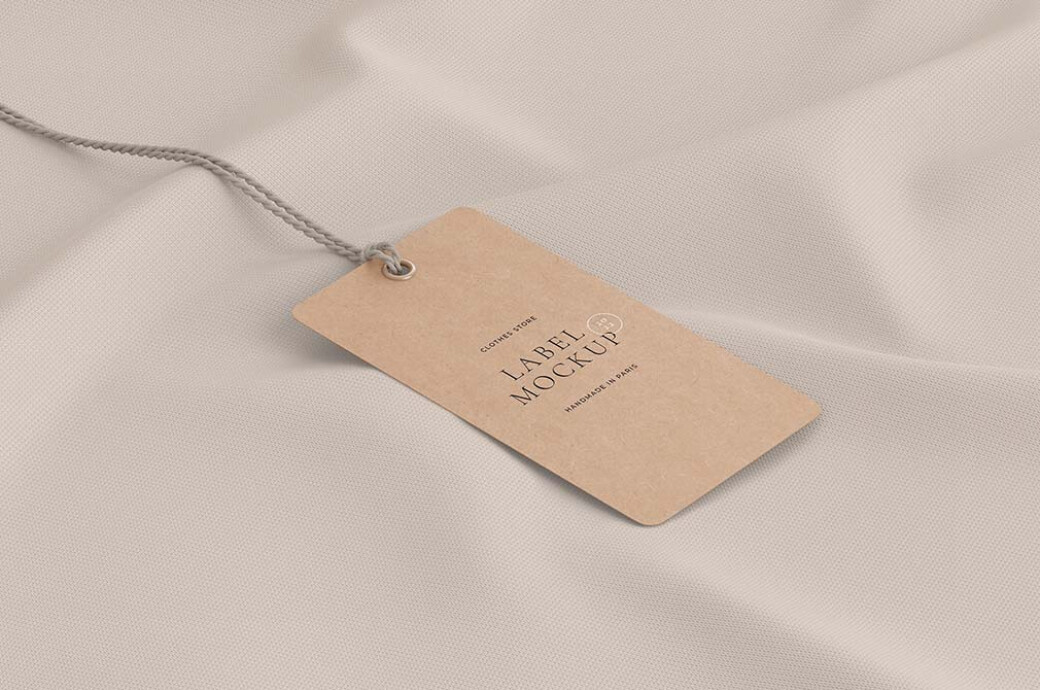 Craft Label Tag Mockup
