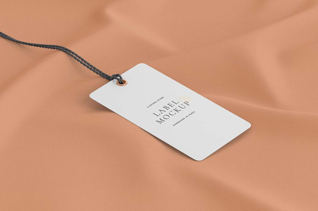 Craft Label Tag Mockup